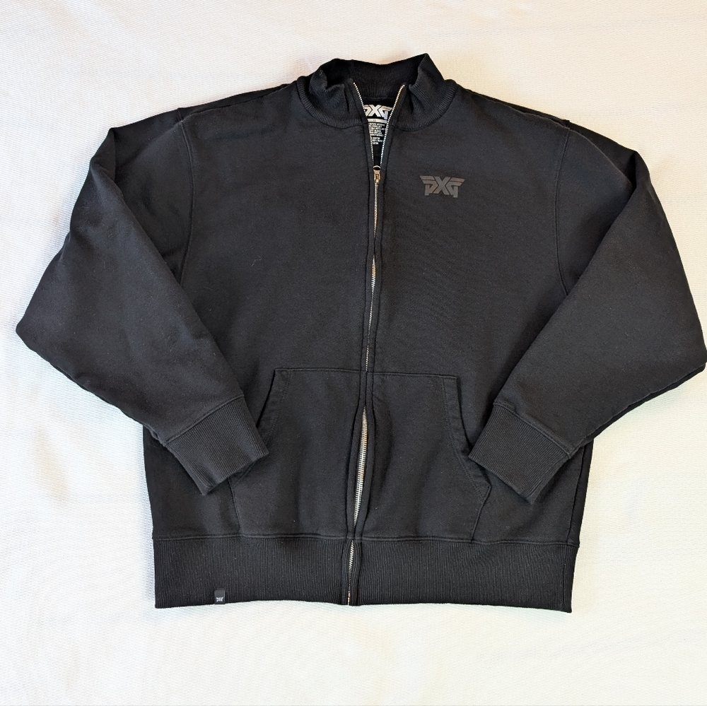 PXG Men's Zip Up Black Sweater